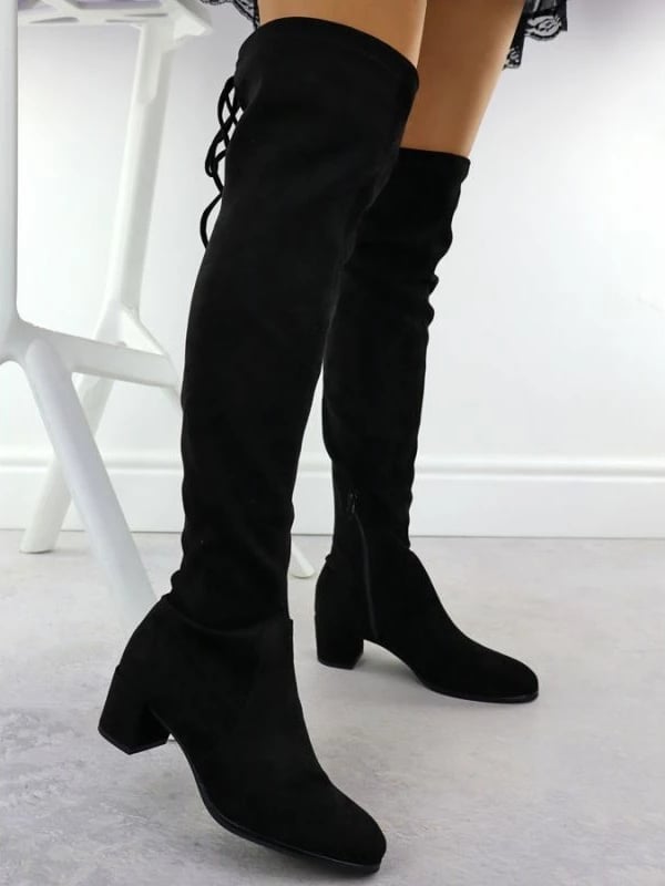 Çizme femrash Sergio Leone KZ25413, të zeza