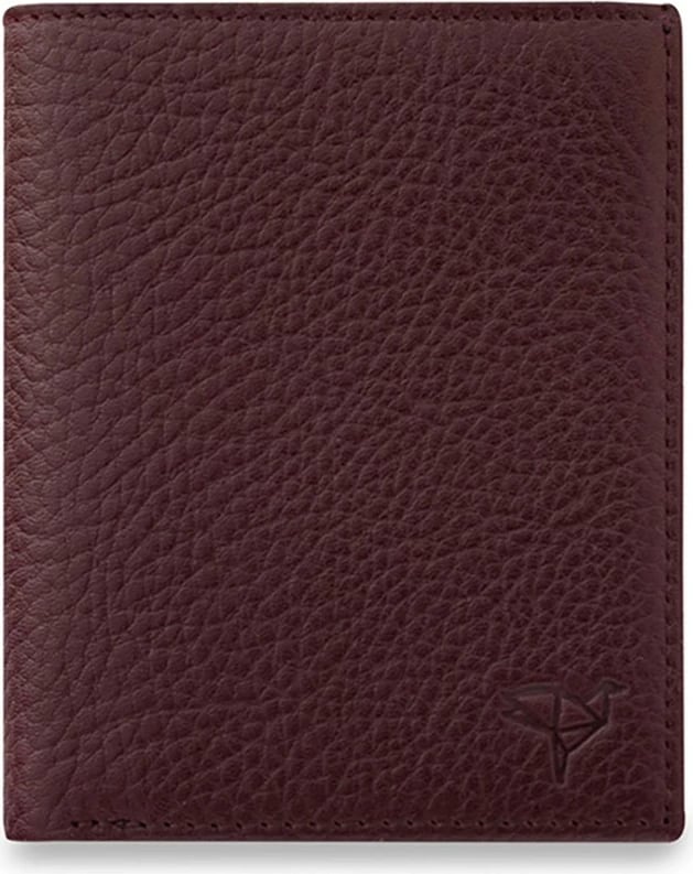 Portofol për burra, ngjyrë e kuqe Claret, Zoozie Bags Denver