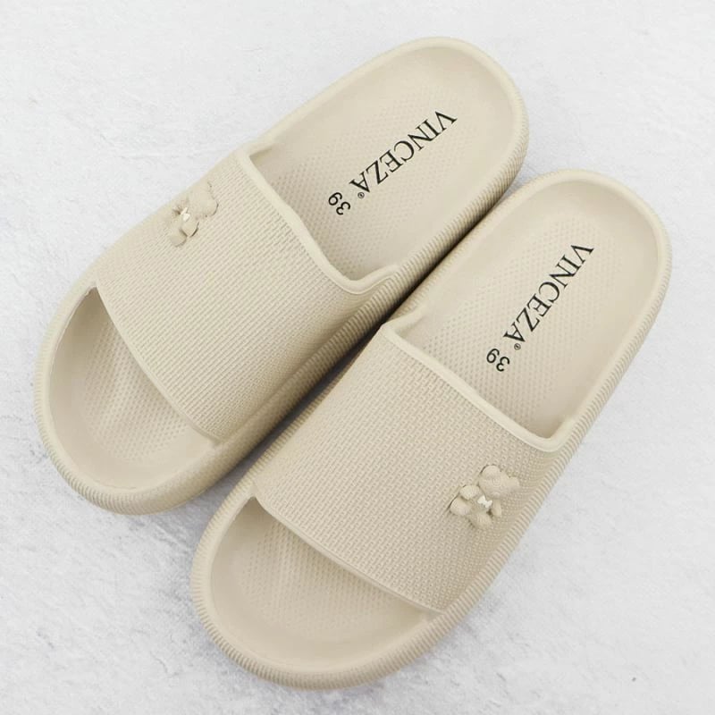 Flip-flopa për femra Vinceza, bezhë