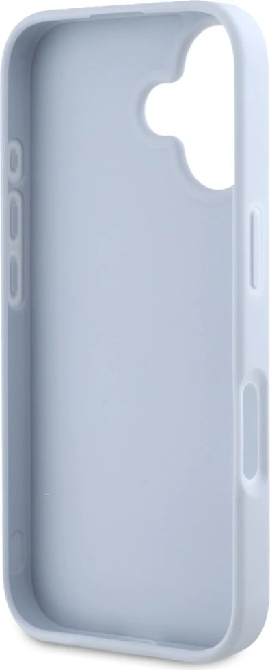Mbështjellës Guess Grained Big 4G Logo Small Classic Logo për iPhone 16, Blu Mbështjellës Guess Grained Big 4G Logo Small Classic Logo për iPhone 16, Blu