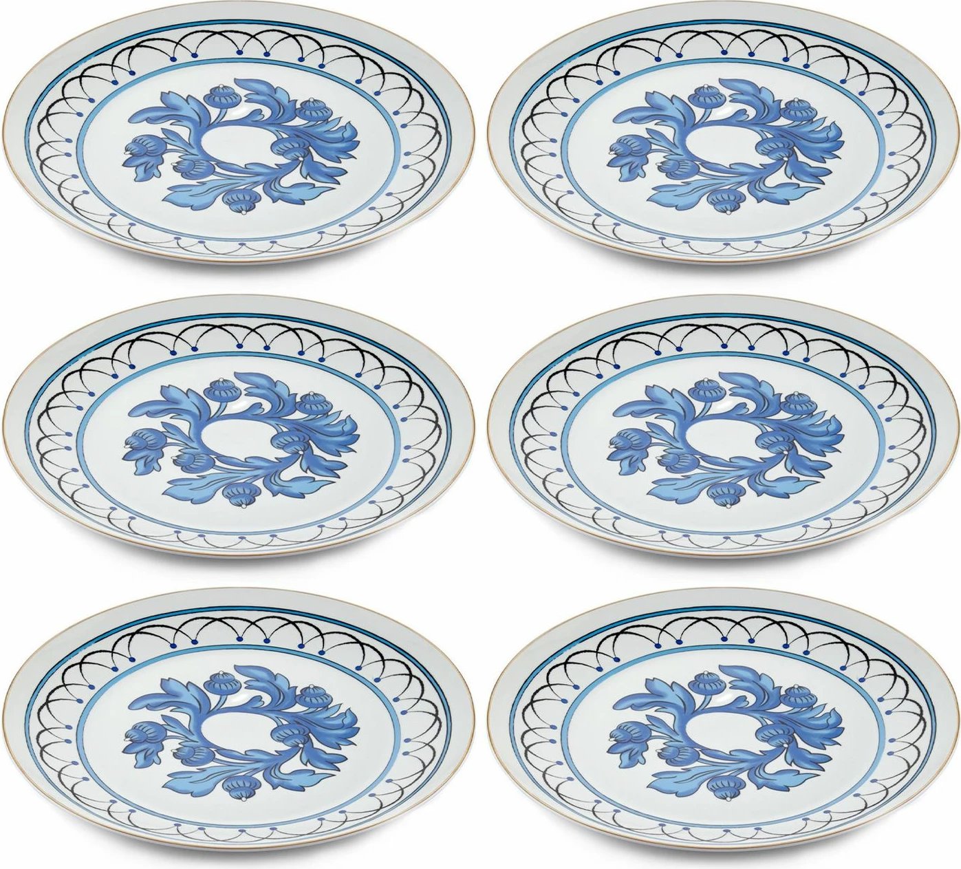 Set pjatash shërbimi (6 copë) Hermia, DNR0052