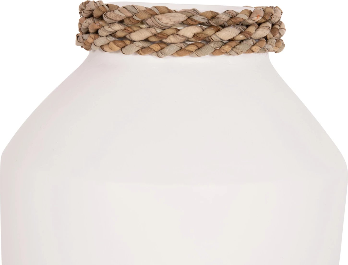 Vazo dekorative tavoline, terrakotë e bardhë, CAMMER FH4687.02XS, Φ16x15cm