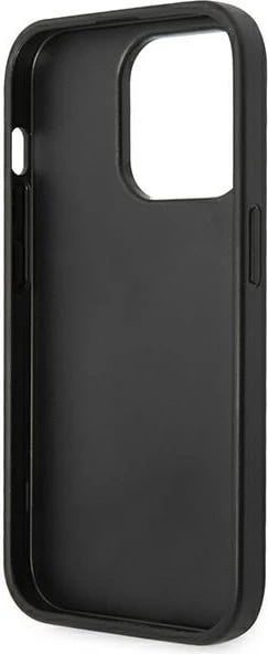 Mbështjellës Guess GUHCP14LPSASBBK për iPhone 14 Pro 6.1", Saffiano Strap, i zi