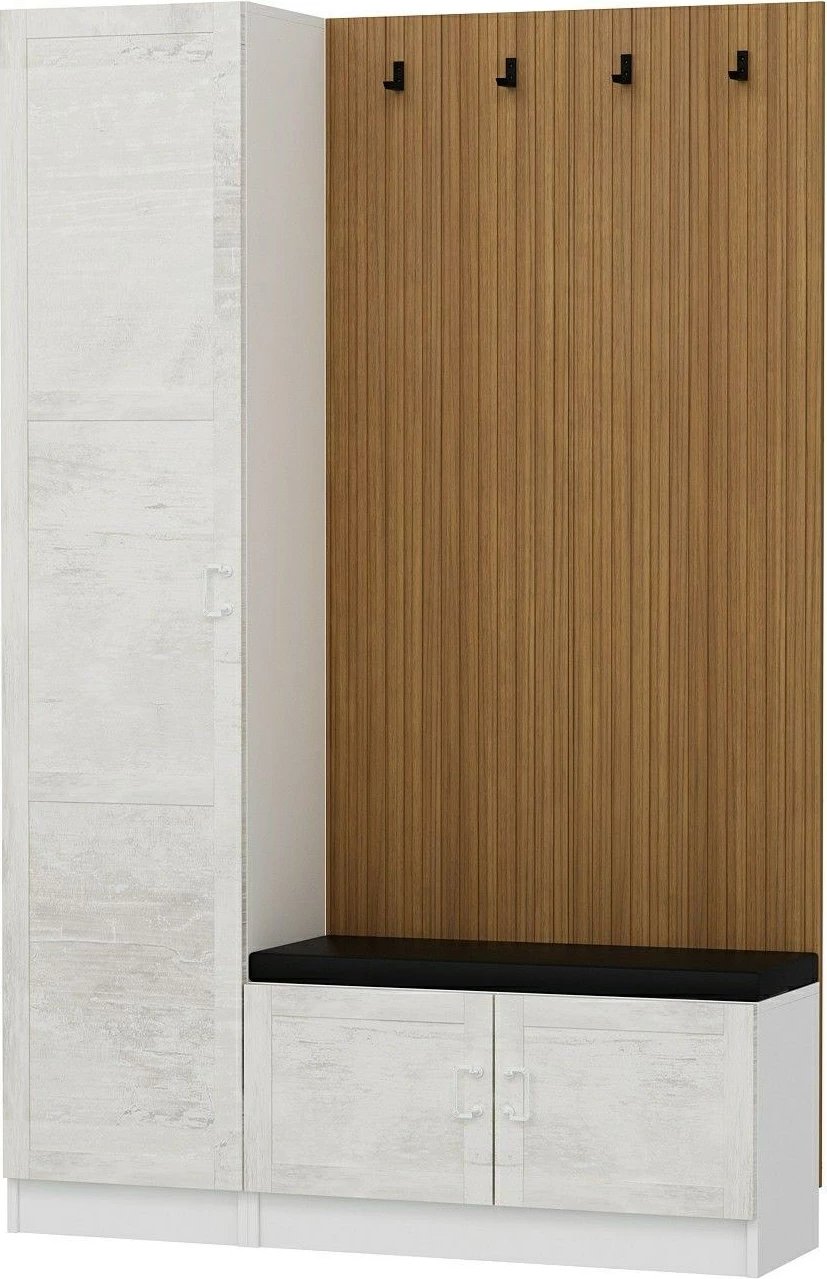 Stendë korridori Skye Decor, Noah - 8306, ngjyrë e bardhë