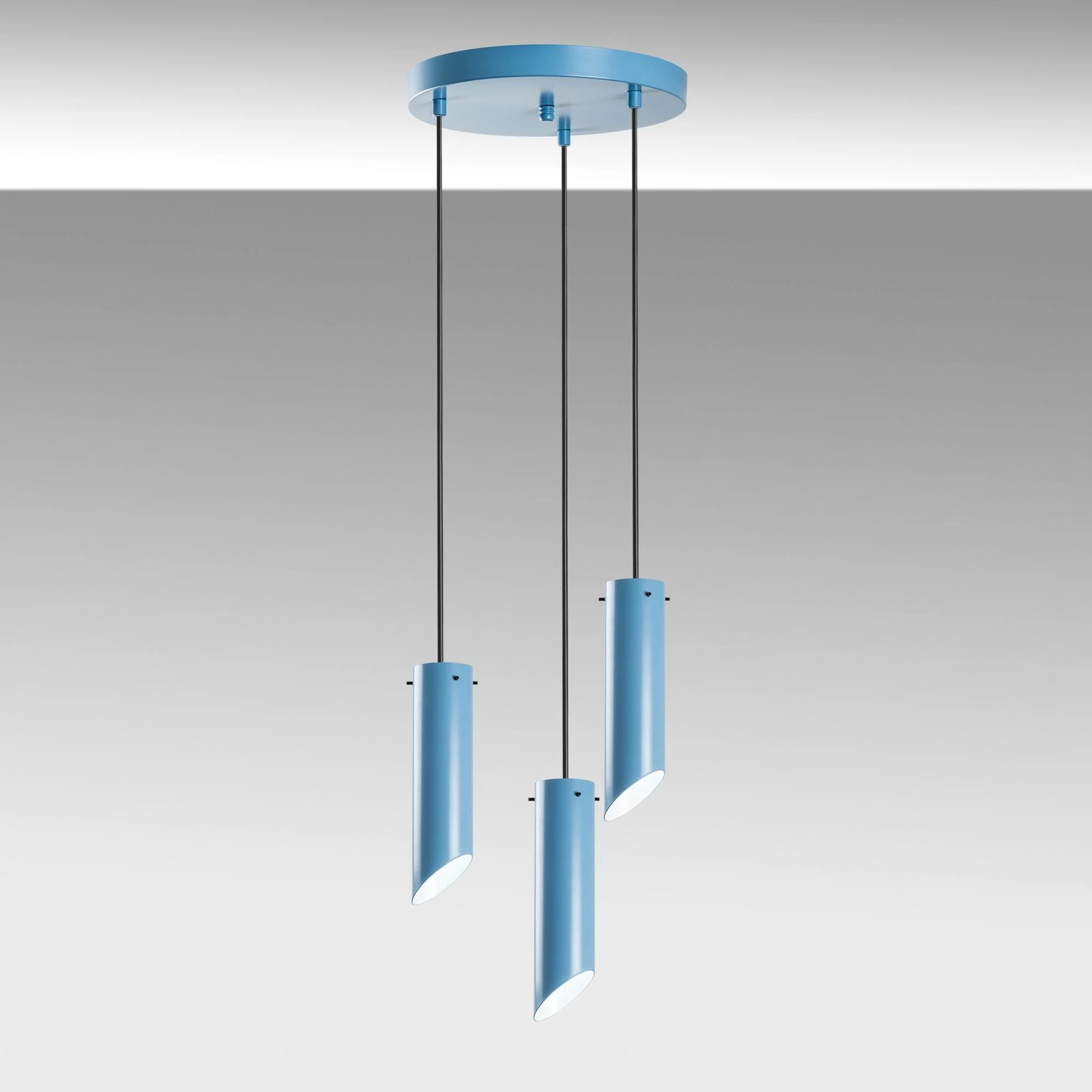 Llambë tavani Opviq, Kesik - 6916, ngjyrë kaltër e çelët