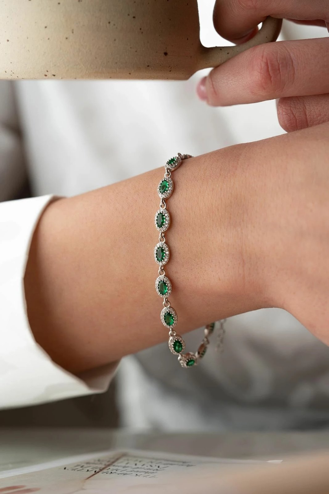 Byzylyk argjendi, ngjyrë e argjendtë dhe e gjelbër, Jumeon, NRZ1000378