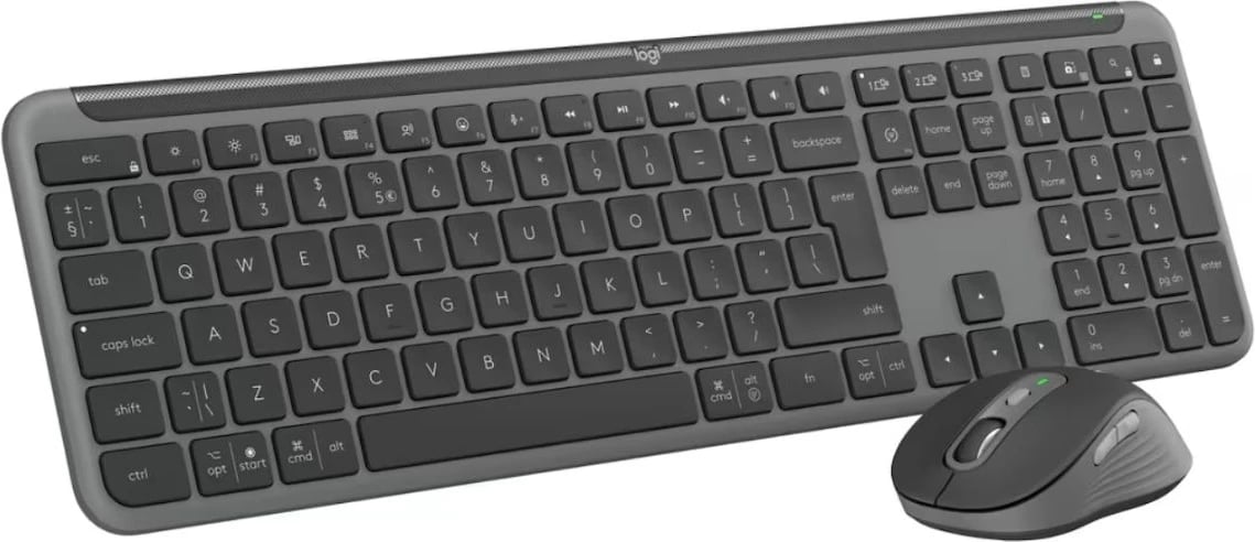 Set maus dhe tastierë, Logitech, MK950 for Business 920-012504, GER layout, grafit