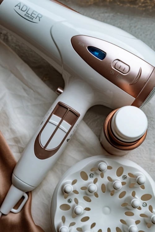 tharëse flokësh, Adler, AD 2248, 2200W, ION, 2 shpejtësi, 3 temperatura, Cool Shot, kabllo 1.8m, me difuzer dhe koncentrator, e bardhë