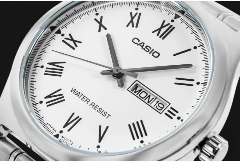 Orë dore për meshkuj CASIO, argjend