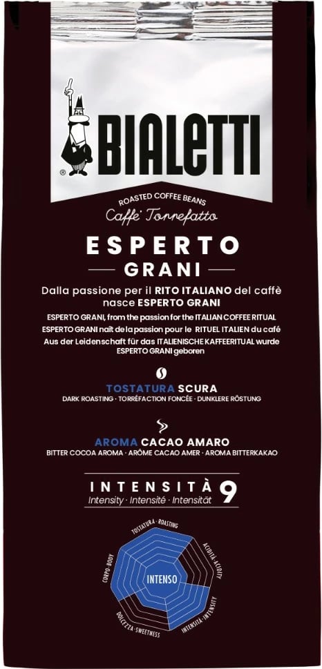 Kokrra kafeje Bialetti Esperto Grani Intenso 500g