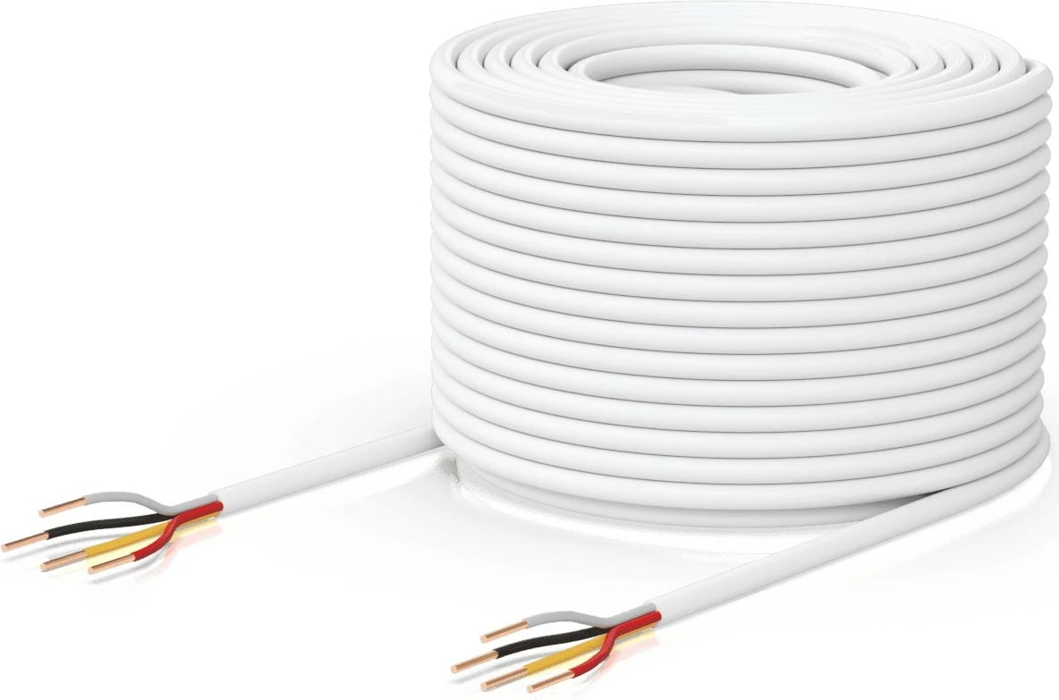 Kabëll tension i ulët Ubiquiti UACC-CABLE-DOORLOCKRELAY-2P, 152.4 m, i bardhë