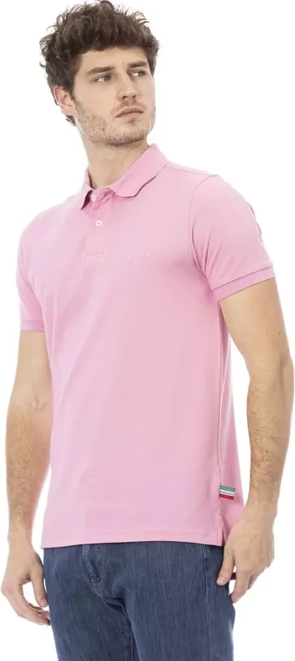 Maicë polo për meshkuj Baldinini Trend, rozë