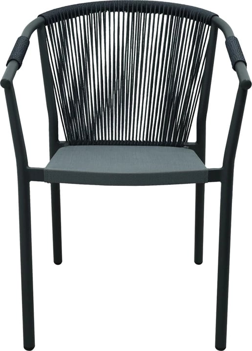 Karrige alumini, ngjyrë gri, e grumbullueshme, 56x63x82cm