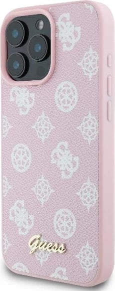 Mbështjellës Guess Peony Script Logo MagSafe për iPhone 16 Pro, Rozë Mbështjellës Guess Peony Script Logo MagSafe për iPhone 16 Pro, Rozë
