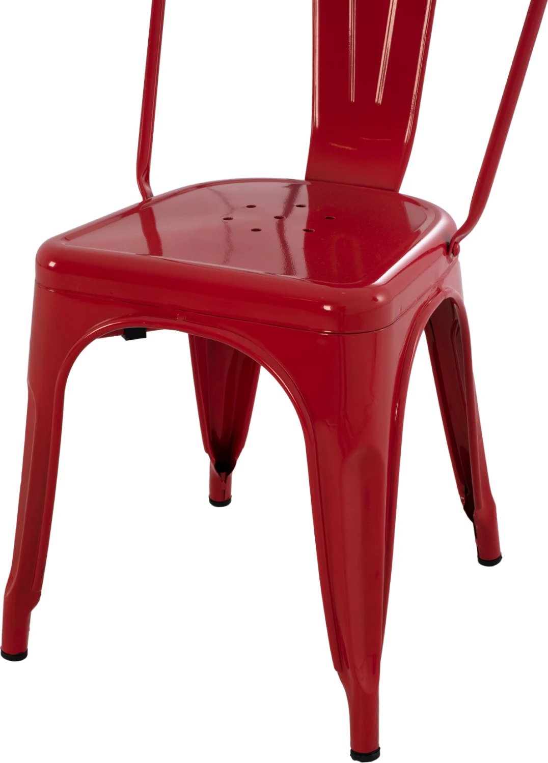 Karrige për ngrënie MELITA-PRO FH8641.44 metalike e kuqe 44x47x84.5Hcm