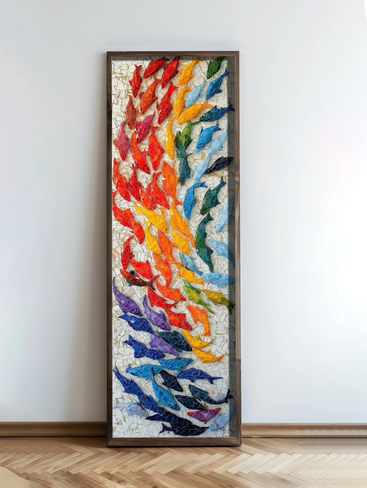 Pikturë dekorative me kornizë, MDF, shumëngjyrëshe, Wallity, EMR096