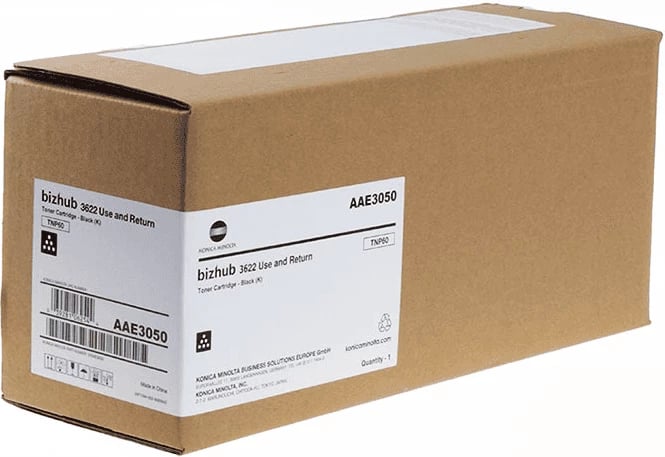 Toner Konica Minolta TNP60 AAE3050, rendiment 15000 faqe, standard, i zi