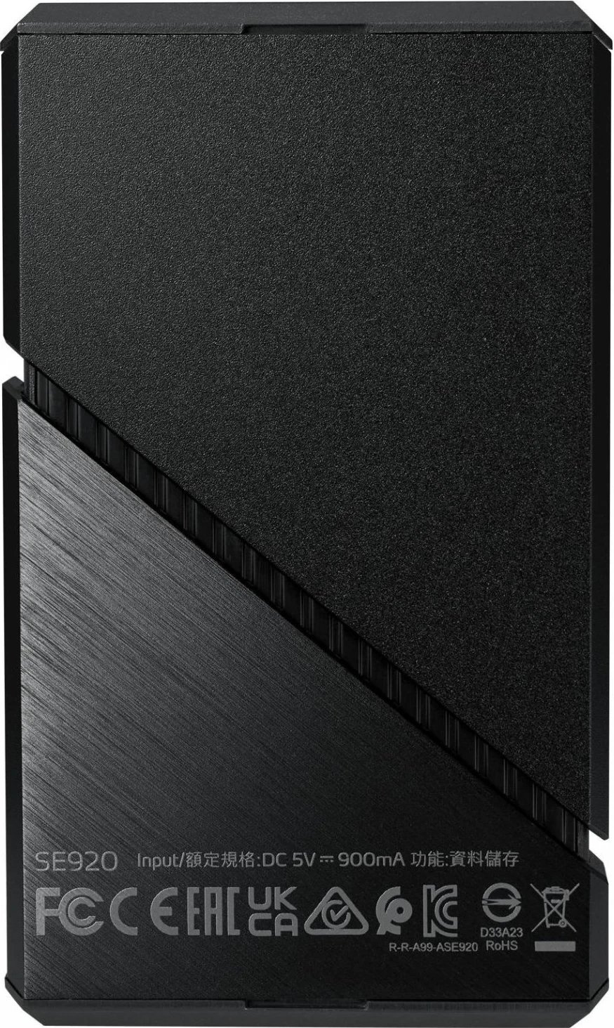 SSD Jashtme Adata SE920, 1TB, e zezë