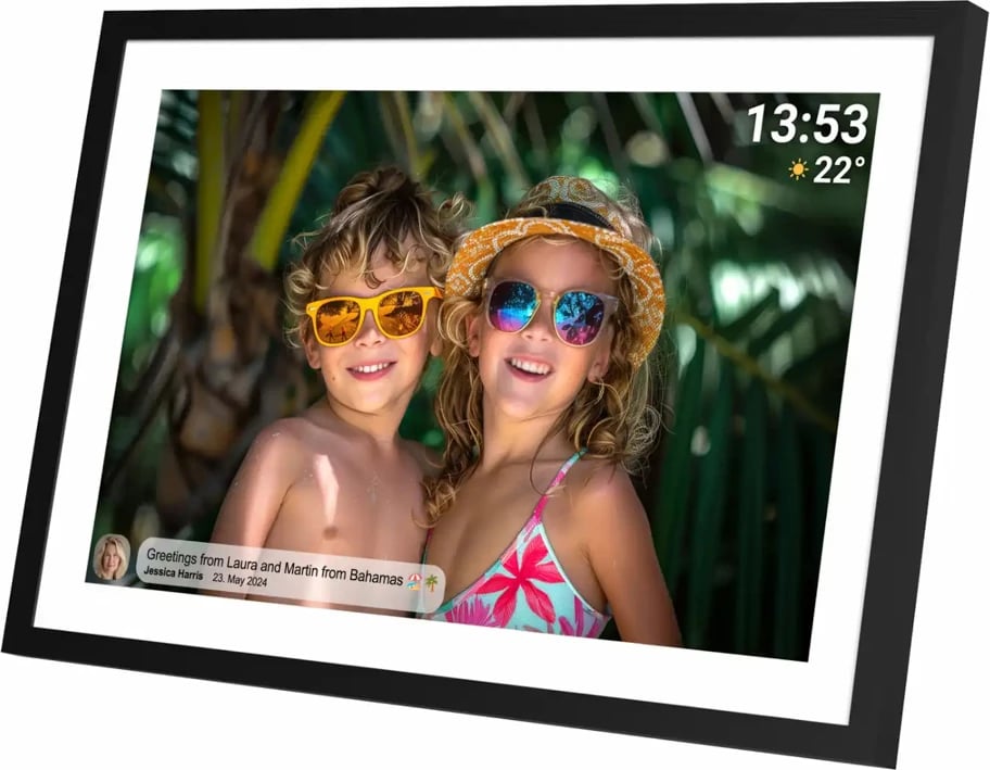 Kornizë digjitale Denver Frameo PFF-1016, 10.1", 16 GB, Ekran me prekje, e zezë