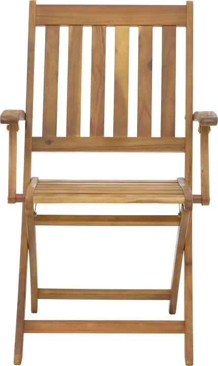 Karrige palosëse me krahë, dru akacie natyral, 56x61x89cm