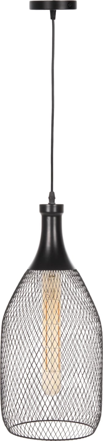 Llampë varëse tavani, rrjetë metali e zezë, FH4105, Φ20x145H cm Llampë varëse tavani, rrjetë metali e zezë, FH4105, Φ20x145H cm