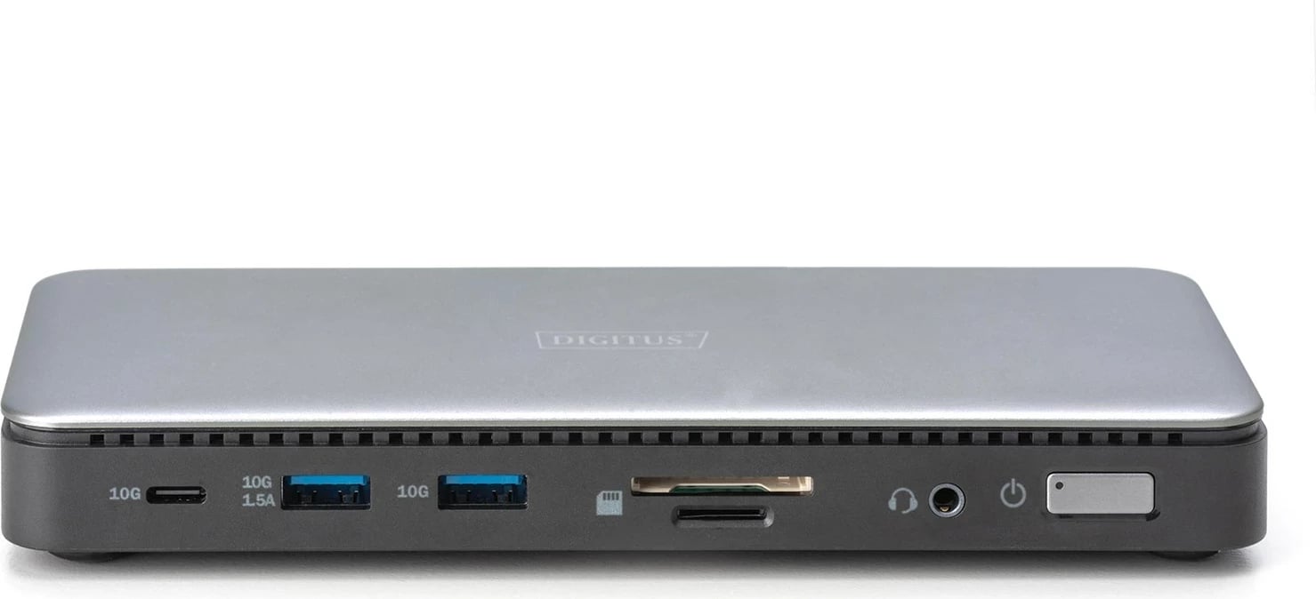 Stacion docking DIGITUS DA-70917, 11 porta, USB-C, 4K, i zi