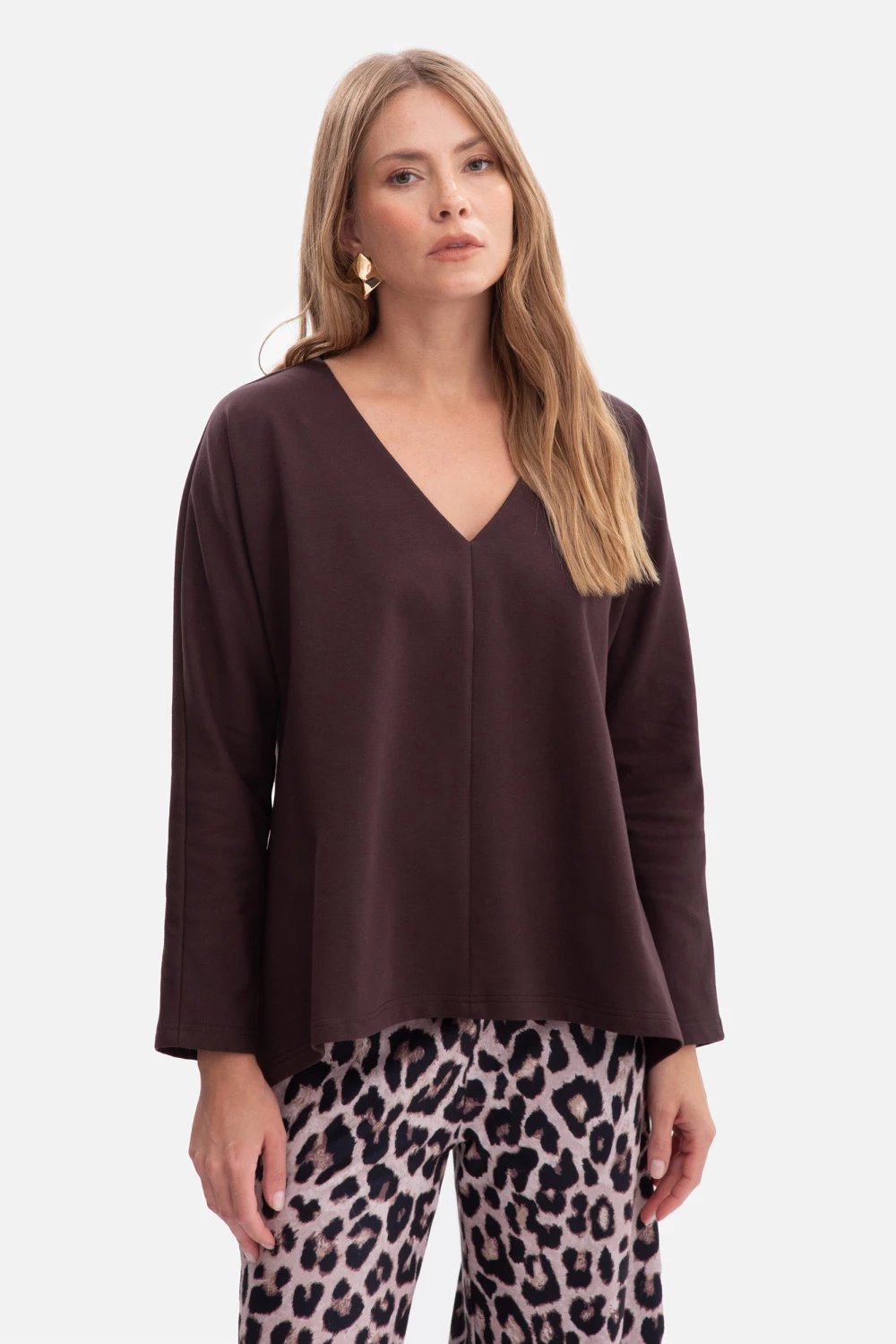 Bluzë femra BeWear 218648, kafe