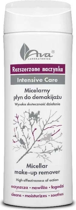 Ujë micelar për pastrim fytyre Ava Laboratorium Extended Broken Capillaries për femra, 250ml