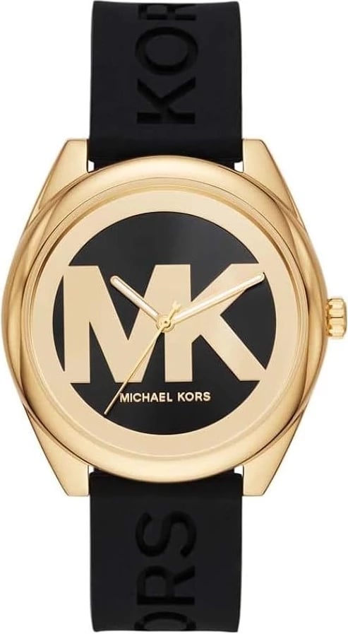Orë dore MICHAEL KORS JANELLE për femra, e zezë