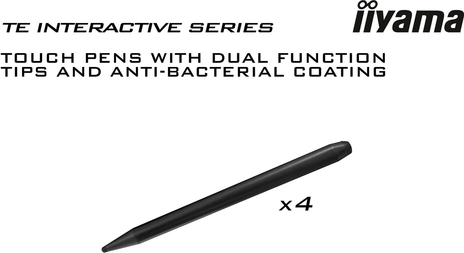 Monitor interaktiv iiyama ProLite TE7514MIS-B2AG 75 inç 4K UHD Wi-Fi i zi