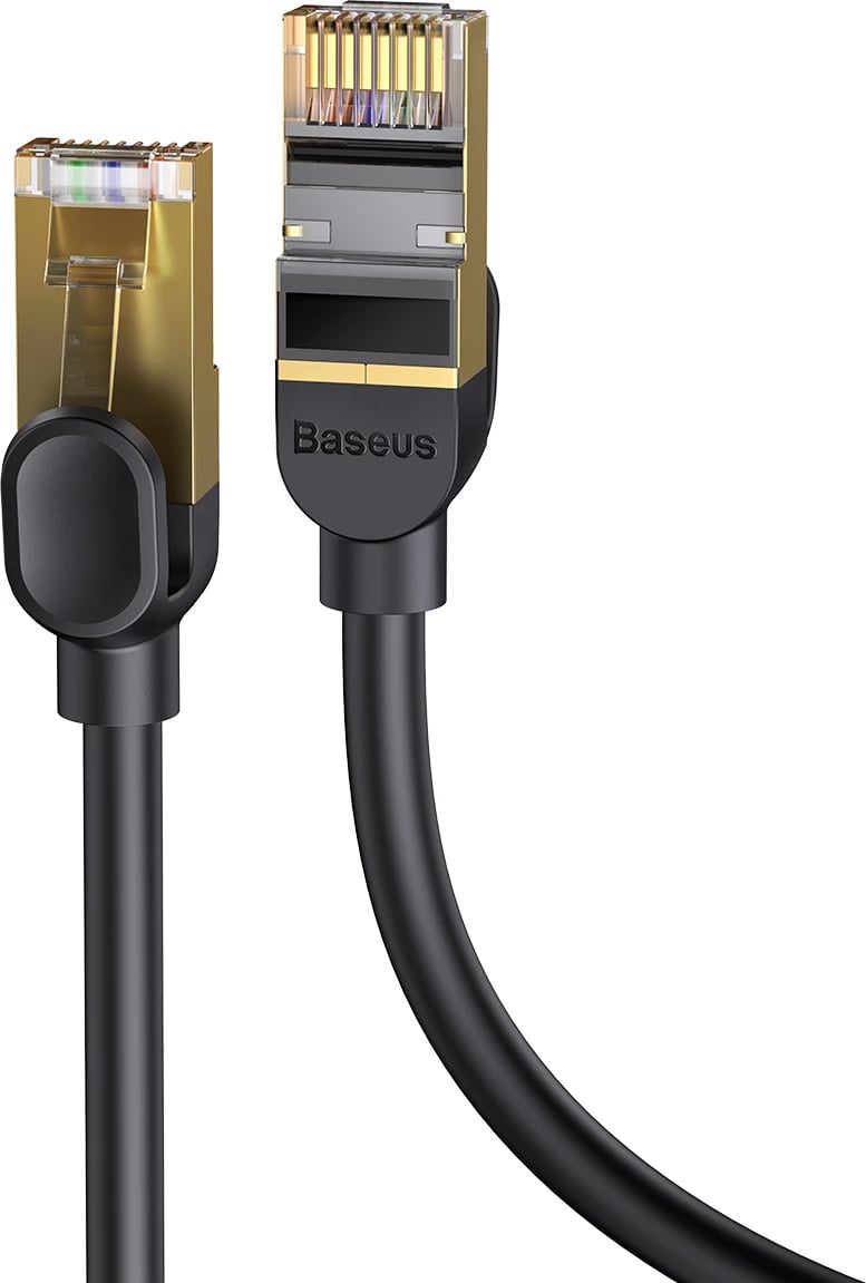 Kabllo rrjeti Baseus Speed Seven, Cat 7, RJ45, 1m, e zezë