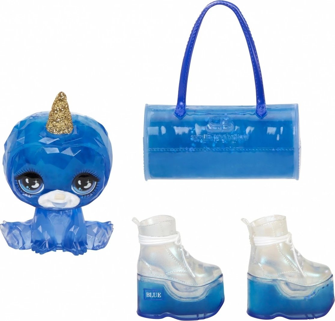 Kukull Rainbow High Skyler, MGA, 120216-EU, me kafshë magjike dhe slime, Blu