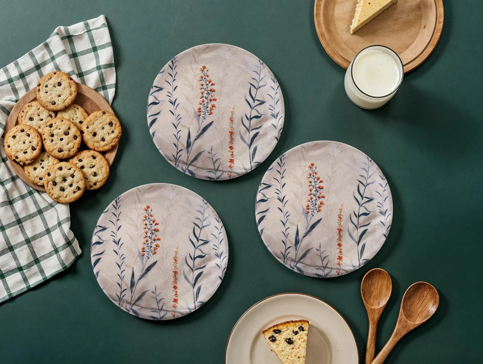 Set pjatash ëmbëlsirash (6 copë), Hermia Concept, Just Flover