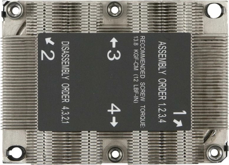 Heatsink Supermicro SNK-P0067PS, për Intel Xeon, 1U
