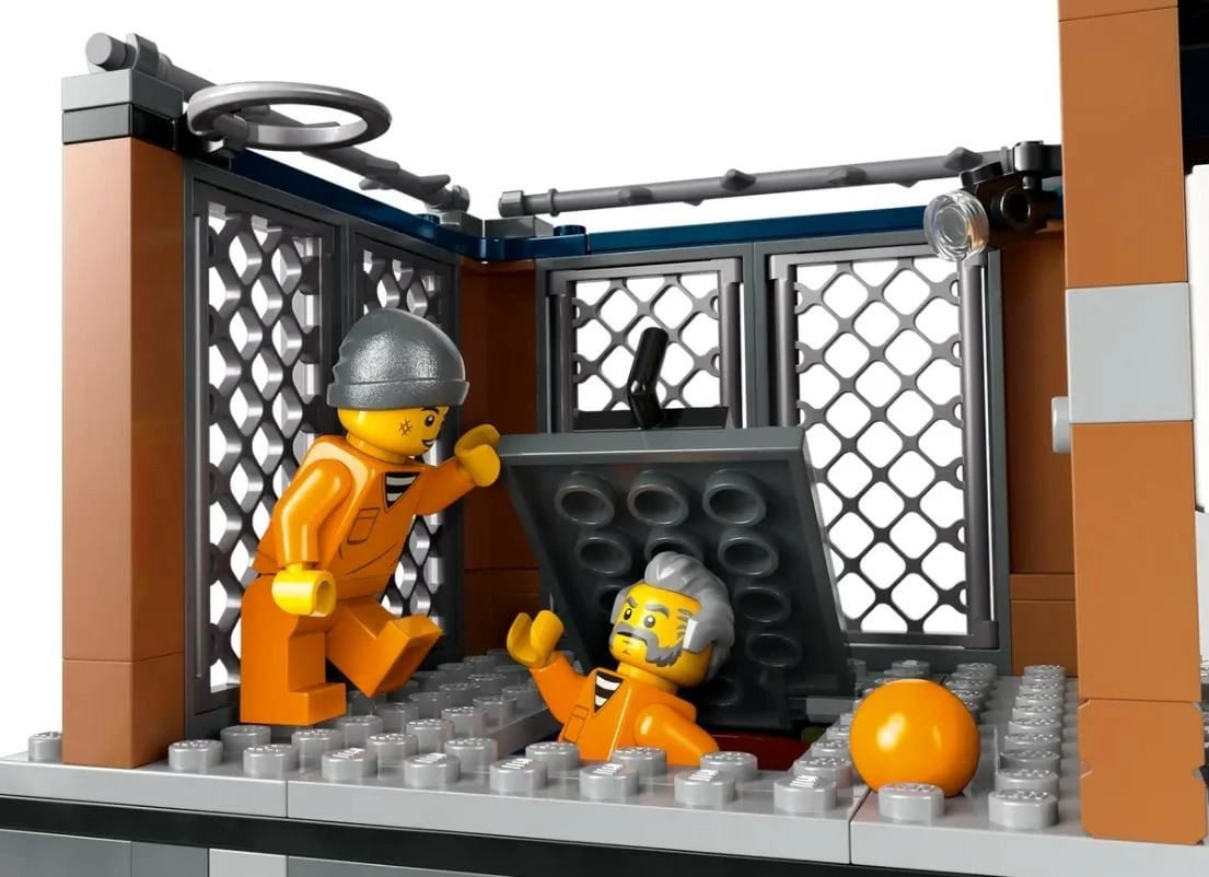 Set ndërtimi LEGO City Prison Island 60419, 980 pjesë, plastikë