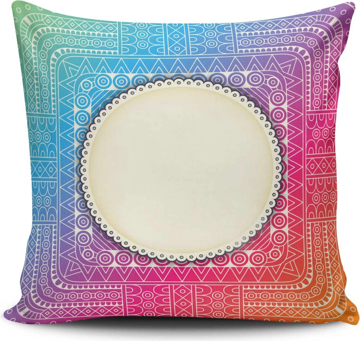 Jastëk dekorativ Aberto Design, NKRLNT-382, shumëngjyrësh, 43x43cm