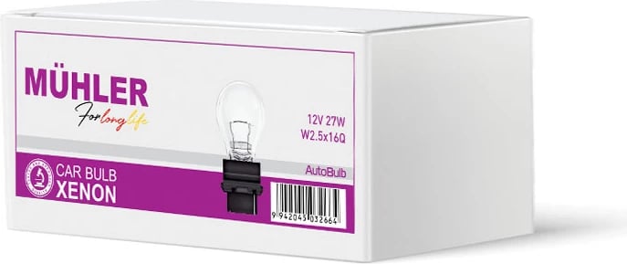 Lampa 12v 27w W2.5x16q Kuti Muhler