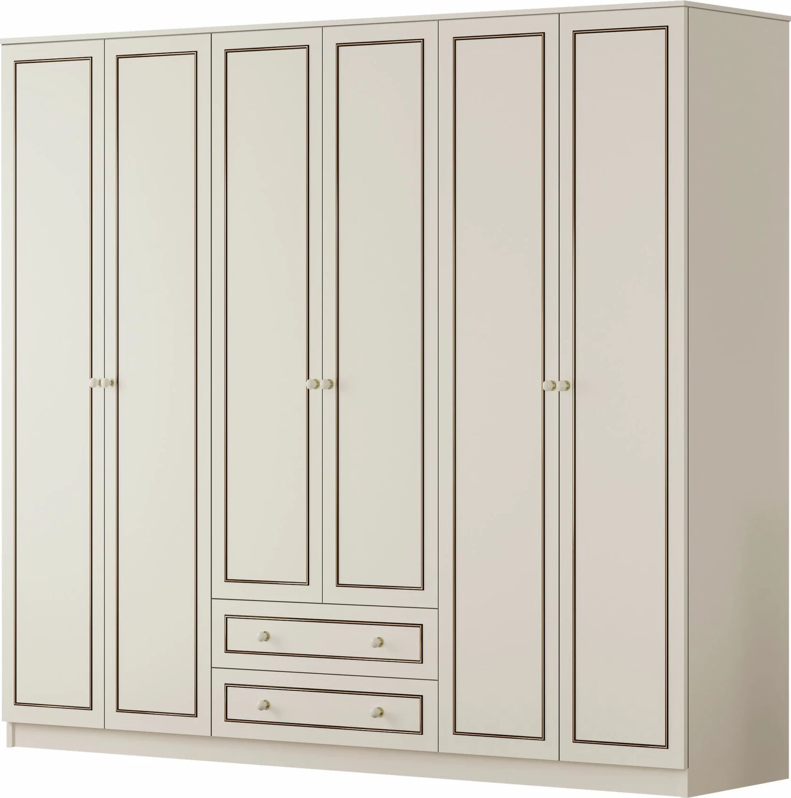 Dollap Skye Decor, Rb-094-01, ngjyrë e bardhë mat