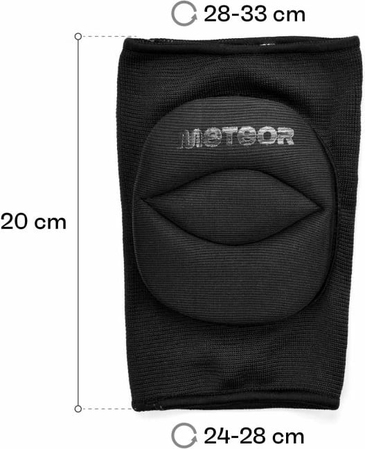 Mbështetëse gjuri për volejboll Meteor, të zeza