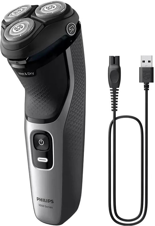 Rrobaqepës Philips S3143/00, ngjyrë zi-argjendi