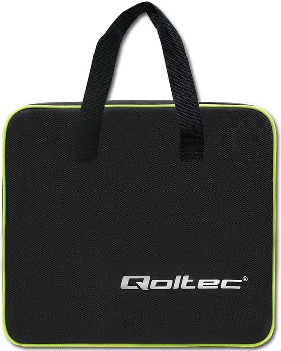 Karikues portativ për vetura elektrike Qoltec 52468, Type 2, 3.5kW, 5m, i zi/gjelbër