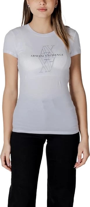 Maicë për femra Armani Exchange, e bardhë