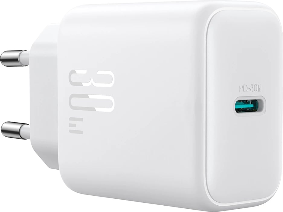 Karikues muri Joyroom JR-TCF24 30W PD/PPS/QC 1x USB-C prizë EU, i bardhë