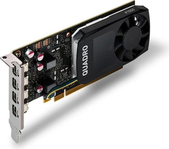 Kartelë grafike PNY Quadro P1000 V2, 4 GB, GDDR5, PCI Express x16 3.0, e zezë