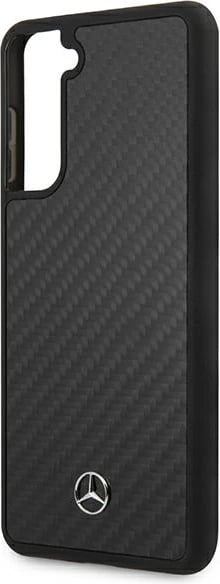 Mbështjellës Mercedes MEHCS21MRCABK Dynamic Line për Samsung Galaxy S21+, i zi, hardcase