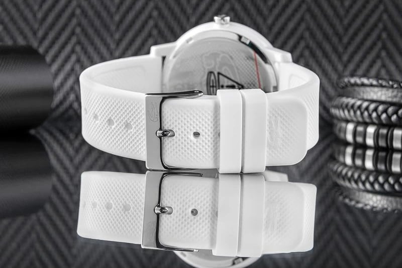 Orë dore për meshkuj Lacoste, e bardhë