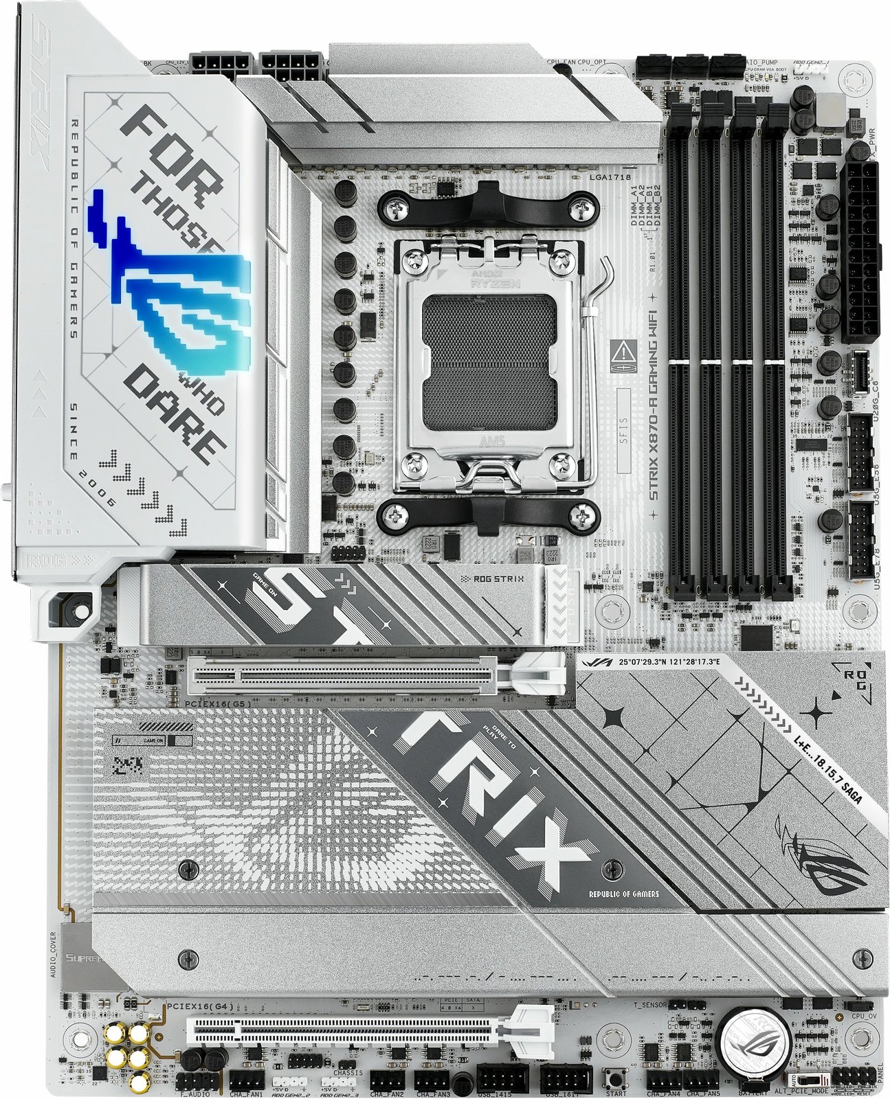 Pllakë amë ASUS ROG STRIX X870-A GAMING WIFI, AMD, Socket AM5, DDR5, 192 GB