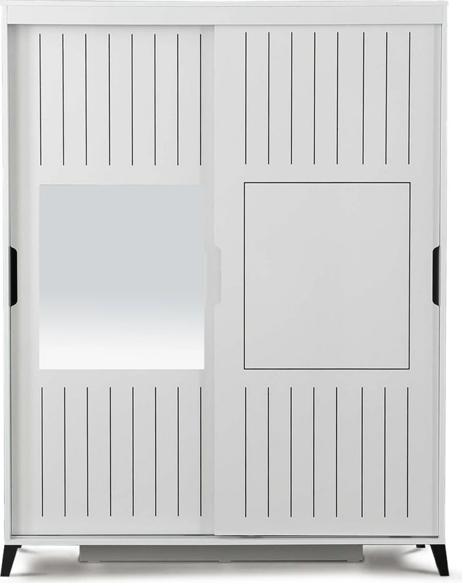 Dollap Hanah Home, Pasific Home Fuga 140, i bardhë, me pasqyrë