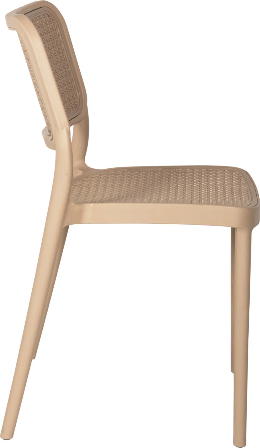 Karrige polipropileni MEKO FH5934.03, ngjyrë kapuçino, 51x52x80H cm Karrige polipropileni MEKO FH5934.03, ngjyrë kapuçino, 51x52x80H cm