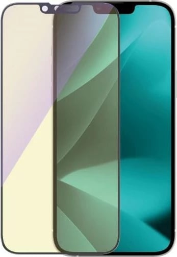 Xham mbrojtës PanzerGlass Ultra-Wide Fit me filtër dritë blu dhe aplikator EasyAligner për iPhone 14 Plus / 13 Pro Max